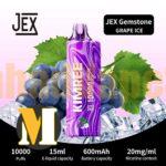 پاد یکبار مصرف انگور یخ جکس گرینید مدل KIMREE <br><span>JEX Grenade Grape Ice 10000 puffs</span>